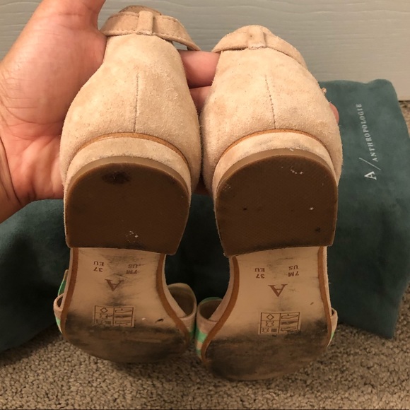Anthropologie T-strap Sandals - Picture 7 of 7